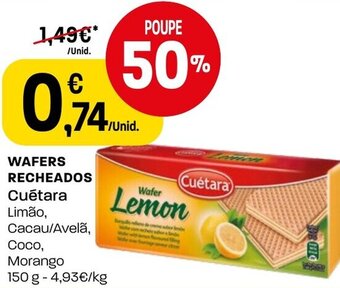 Wafers Recheados Cuétara 150g