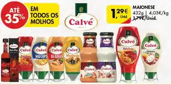 Pingo Doce Calvé Maionese 432g promoção