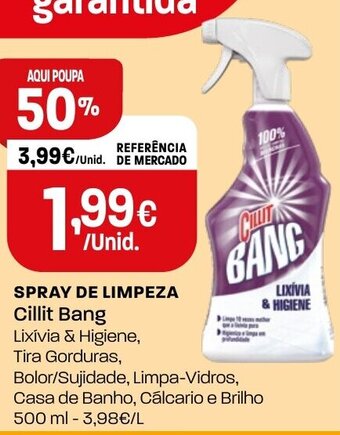 Intermarché Spray de Limpeza Cillit Bang 500ml promoção