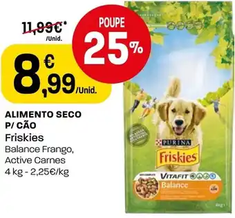Intermarché Alimento Seco P/ Cão Friskies 4kg promoção