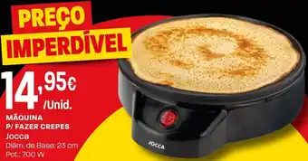 Intermarché Máquina P/Fazer Crepes Jocca 700W promoção