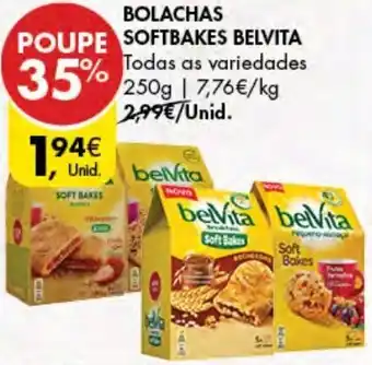 Pingo Doce Bolachas Softbakes Belvita 250g promoção