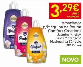 Recheio Amaciador comfort promoção