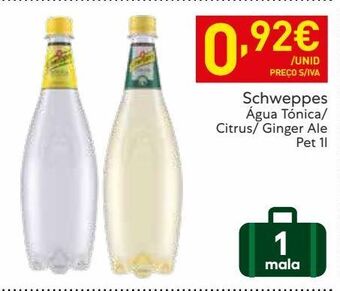 Recheio Refrescos schweppes promoção