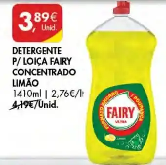 Pingo Doce Detergente p/Loiça Fairy Concentrado Limão 1410ml promoção