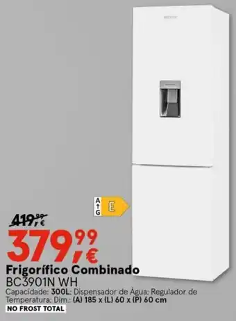 Frigorífico Combinado BC3901N WH 300L