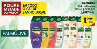 Pingo Doce Palmolive Gel de Banho Memories 500ml promoção