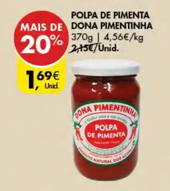 Pingo Doce Polpa de Pimenta Dona Pimentinha 370g promoção