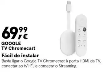 Worten Google TV Chromecast Fácil de Instalar promoção