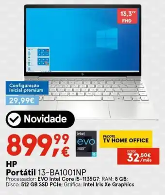 Worten HP Portátil 13-BA1001NP promoção