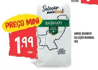 Minipreço Arroz Basmati Seleção Mundial 1kg promoção