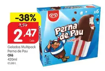 Gelados Multipack Perna de Pau Ola 420 ml