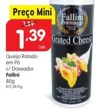 Queijo Ralado em Po c/ Deseador 80g