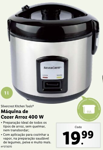 Lidl Silvercrest Kitchen Tools Máquina de Cozer Arroz 400W promoção