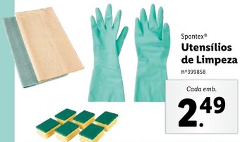 Lidl Spontex Utensílios de Limpeza promoção