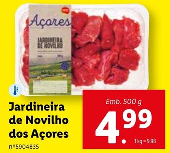 Lidl Jardineira de Novilho dos Açores 500g promoção