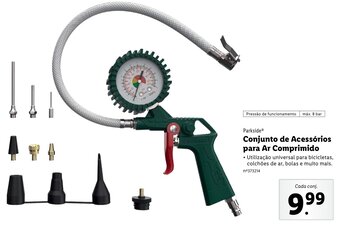 Lidl Parkside Conjunto de Acessórios para Ar Comprimido promoção