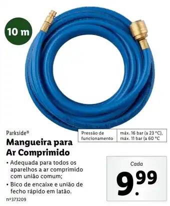 Lidl Parside Mangueira para Ar Comprimido promoção