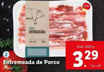 Lidl Entremeada de Porco 600g promoção