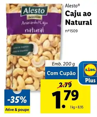 Lidl Alesto Caju o Natural 200g promoção