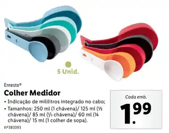 Ernesto Colher Medidor 5 unid.