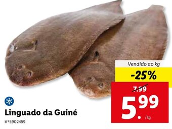 Lidl Linguado da Guiné promoção