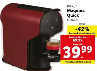 Lidl Delta Q Máquina Quick promoção