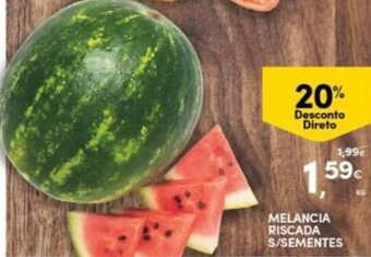 Continente Melancia Riscada S/Sementes promoção