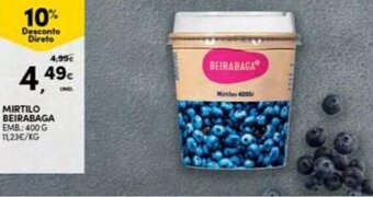 Continente Mirtilo Beirabaga 400g promoção