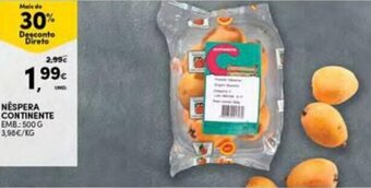 Continente Nêspera Continente 500g promoção