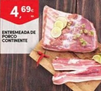 Continente Entremeada de Porco Continente promoção