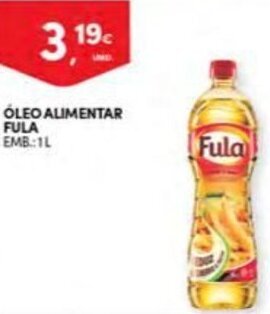 Continente Óleo Alimentar Fula 1L promoção