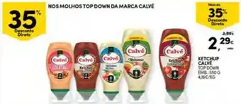 Ketchup Calvé Top Down 550g