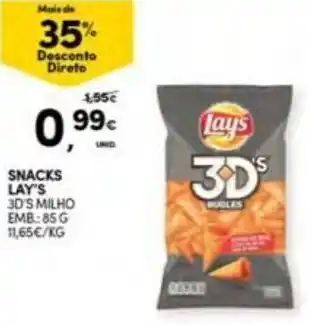 Continente Snacks Lay's 85g promoção