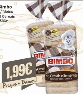 Belita Pão de forma bimbo promoção