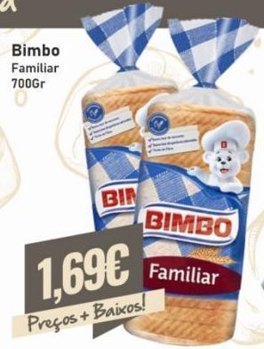 Belita Pão de forma bimbo promoção