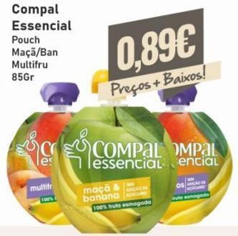 Polpa de frutas compal