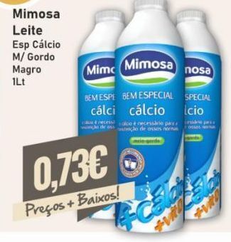 Belita Leite mimosa promoção