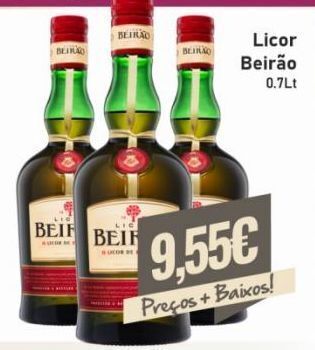 Belita Licor beirão promoção