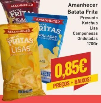 Belita Batata chips amanhecer promoção