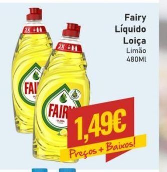 Belita Detergente lavalouça fairy promoção