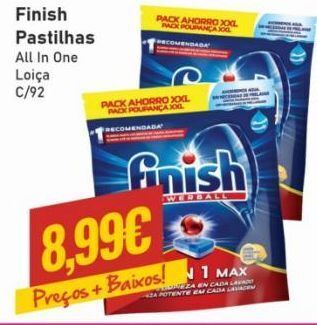Belita Detergente finish promoção