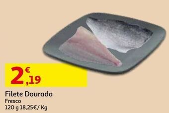 Auchan Filete dourada:fresco 120 gr promoção