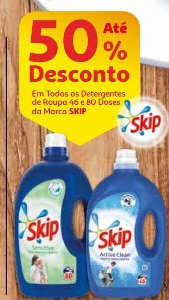 Auchan Det. roupa máq. liquído skip promoção