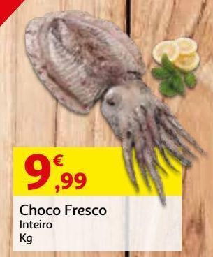 Auchan Choco fresco:inteiro kg promoção