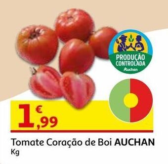 Auchan Tomate coração de boi auchan:produção controlada kg promoção