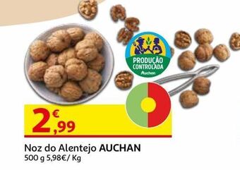 Auchan Noz do alentejo auchan:produção controlada 500 g promoção