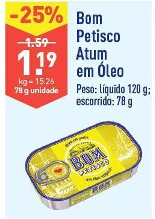 ALDI Atum em lata bom petisco promoção