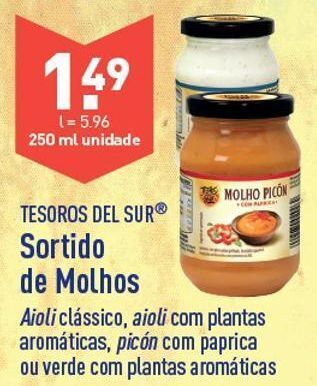 ALDI Molhos promoção
