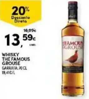 Continente Whisky The Famous Grouse 70cl promoção